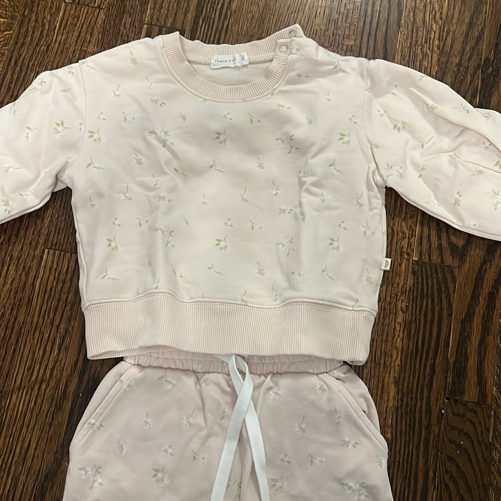 Jamie Kay - Floral pink jogger set -2Y